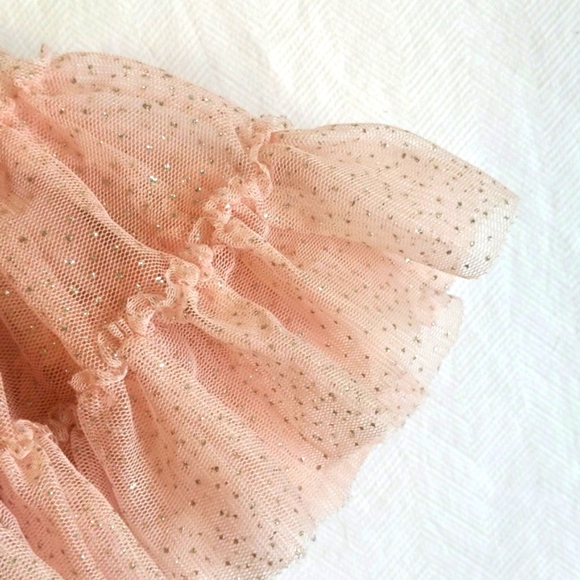 koala kids silver sparkle multi-layer pink tulle tutu skirt 3-6 months baby girl - Picture 2 of 6